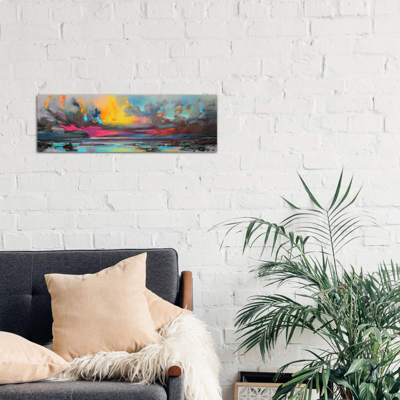Skye by Scott Naismith - Wrapped Canvas Panoramic Painting, 30.48 cm H x 91.44 cm W x 1.91 cm D