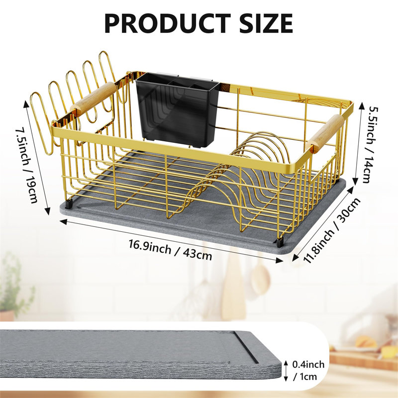 Séchoir à vaisselle à deux niveaux Snap-On Design pour un séchage efficace