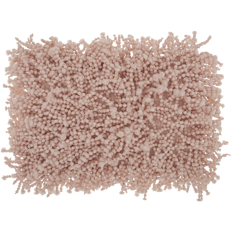  Housse de coussin rectangulaire et insert, Rose