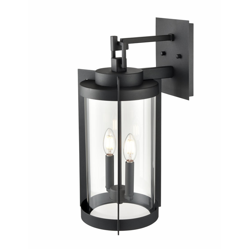 Brysan 2 Light 19.75" Tall Outdoor Wall Sconce