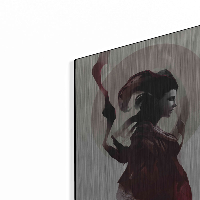 «Sl dépliant» par Jeff Langevin - impression sans cadre sur métal, H 16 po x l 12 po x P 0,13 po