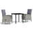 Pattaya Patio Dining Set with Rectangular Table , Cushions Included-410282385-468966485-443035194