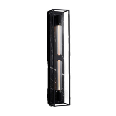 2 - Light Flush Mounted Sconce
