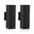 2-Light Black Modern Outdoor Wall Sconce