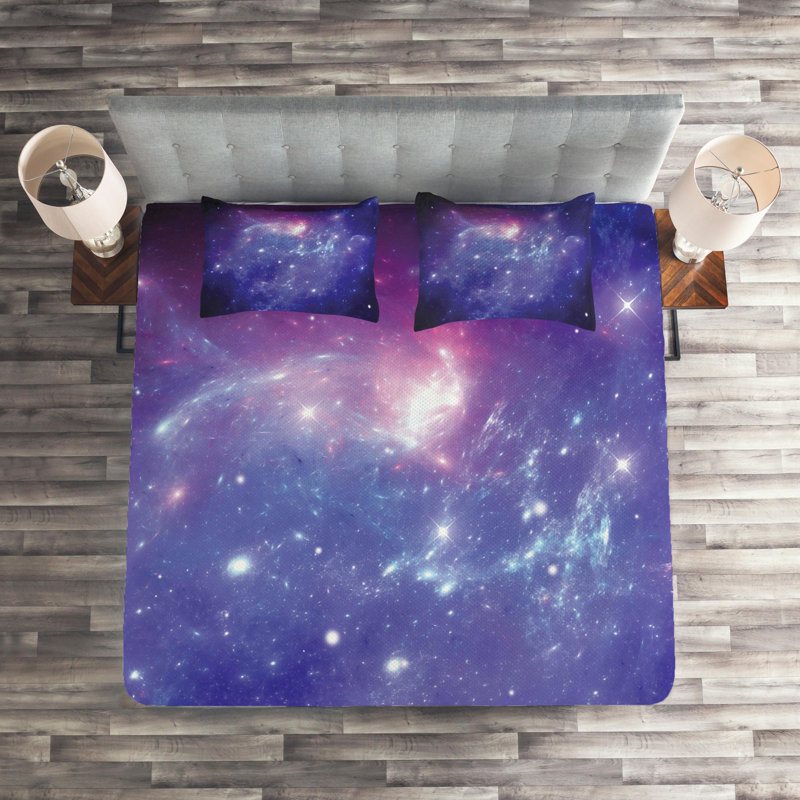 Polyester Coverlet, Queen Bedspread + 2 Shams