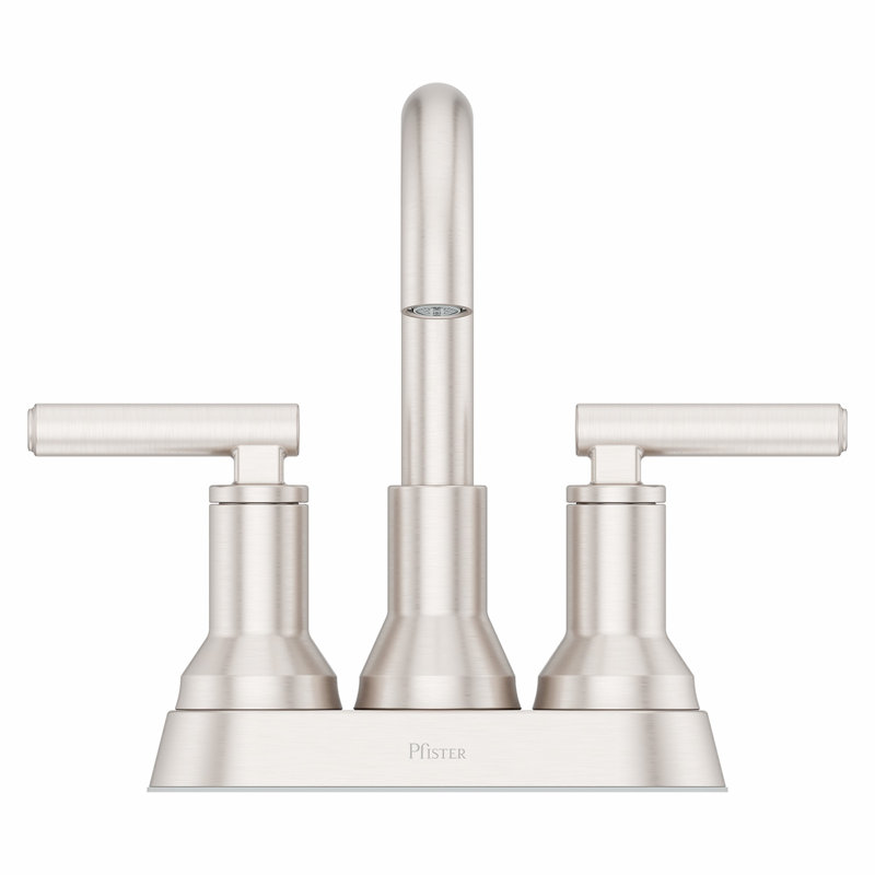 Capistrano Centerset Bathroom Faucet with Drain Assembly, Spot Defense Brushed Nickel