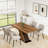 X Shaped Design Dining Table