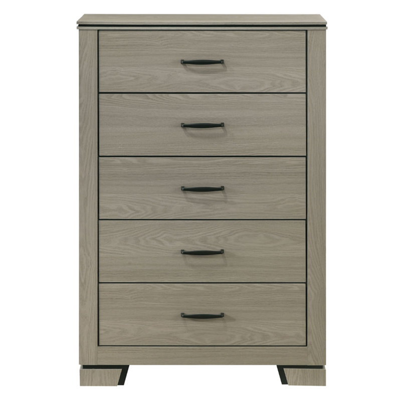 Commode de rangement 5 tiroirs Modern