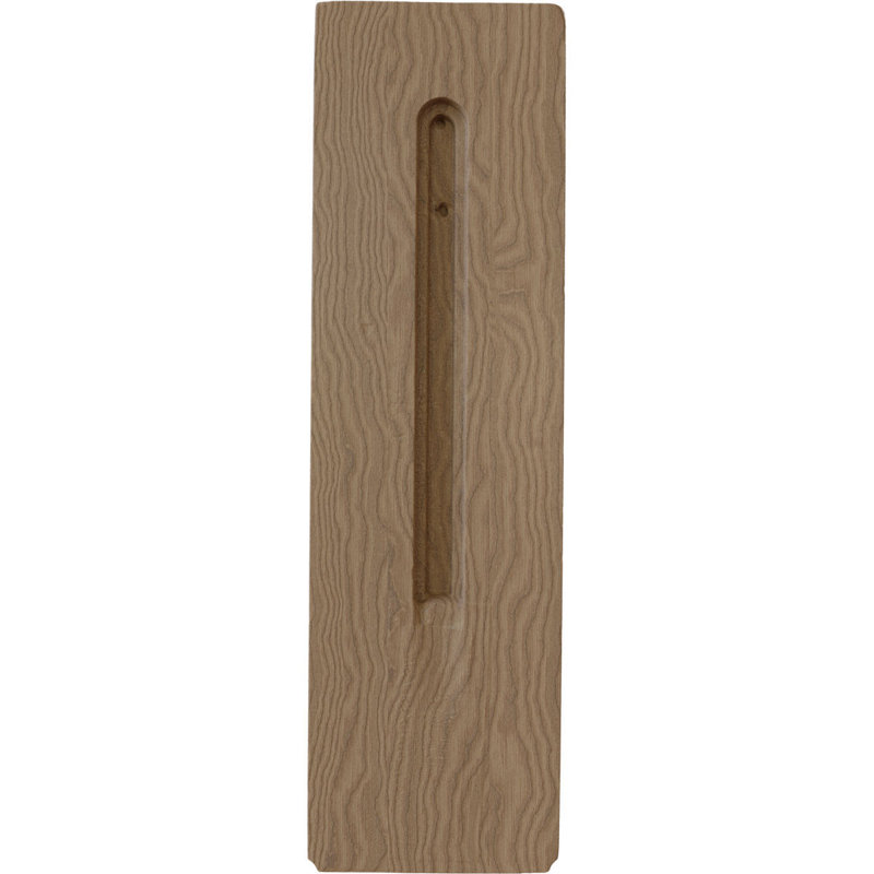 Support Clarksville, Acajou, 3.5" W x 10" D x 12" H