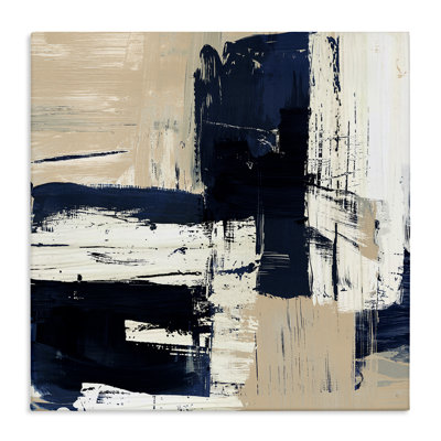 «Expressive Blue Tan Shapes» par Susan Jill