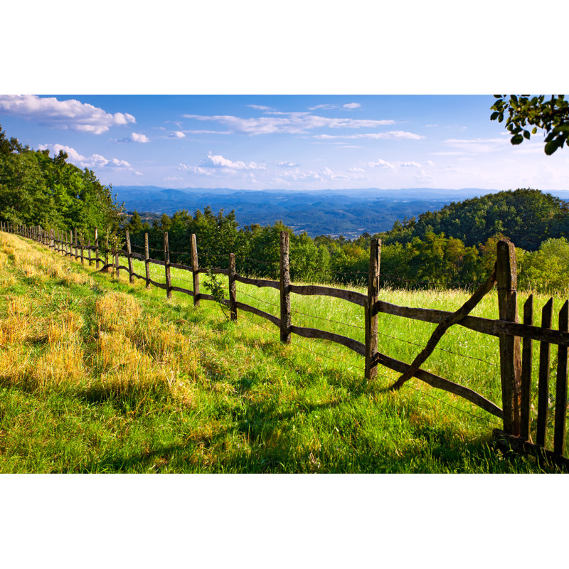 Farm Pasture by Fotostorm - No Frame Print on Canvas, 61cm H x 91cm W