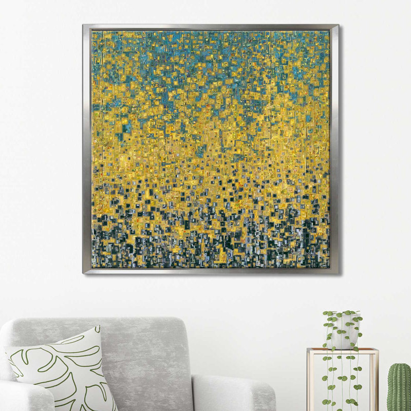 «Glory Forever. Romans 11: 36 ', impression sur toile, H 39,5 po x l 39,5 po x P 2 po, Cadre flottant argent