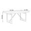 Retro Minimalist Design Rectangular Writing Desk-922919204