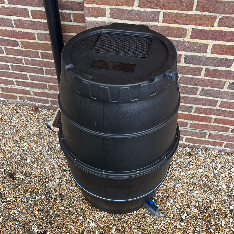 Selections 170L Weather Resistant Plastic Rain Barrel