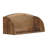 Aricely Trapezoid Mango Solid Wood Floating Shelf