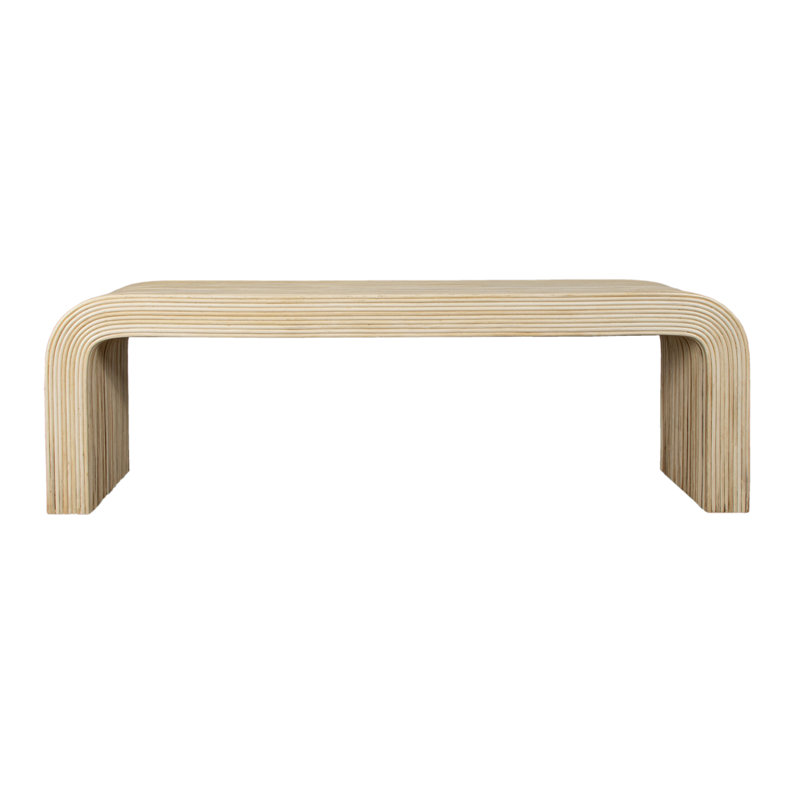 Banc en osier Bahia, Naturel, H 18 po x l 60 po x P 18 po