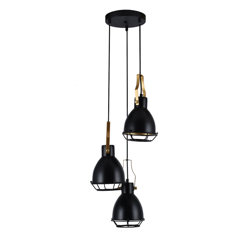 Luminaire suspendu en grappe de grappe 3 lumières Virginia