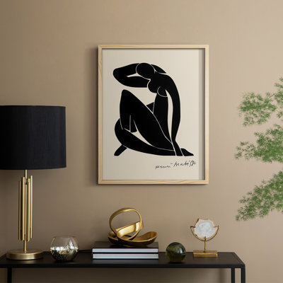 Matisse CL XXXVI, reproduction d'art encadrée - bois massif