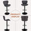 The Second Set, Beautiful, Comfortable, Height-Adjustable, Rotating Bar, Good Cushioning, Adjustable Bar Chair Height, Backrest 109 Cm, 2 Stools-1426223040