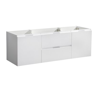 Formosa Fresca 48"" Wall Mounted Single Sink Bathroom Vanity Base Only -  FCB8348WH