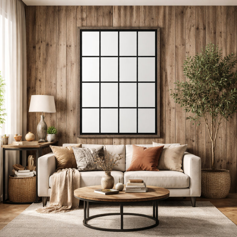Aluminium Rectangle Mirror