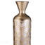 Élégant vase haut en polyrésine de 22 pouces avec motif rose tissé, parfait pour la décoration moderne et les arrangements floraux.-276584963