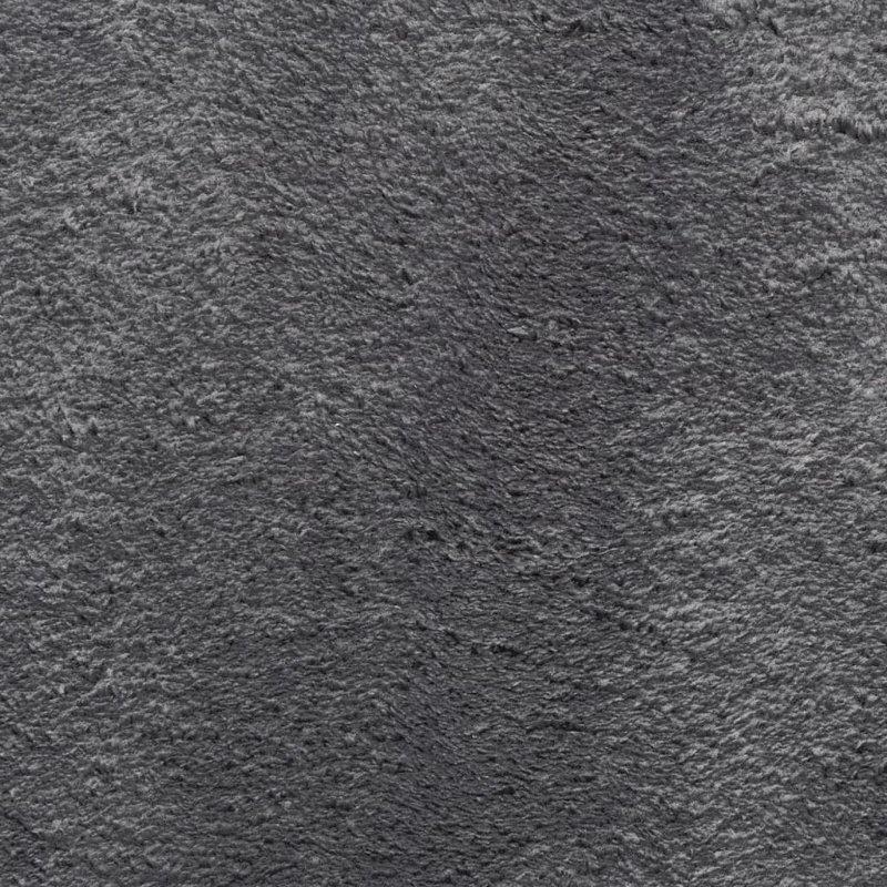 Rug "HUARTE" Short Pile Soft and Washable Anthracite, Rectangle 120 x 170cm