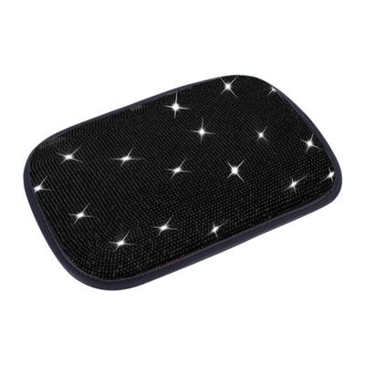 Leather armrest pad Car Inlaid Armrest Box Cushion Protective Cover With Flashing Hand Support Pad For Interior Of The Vehicle