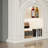 Beige Solid Wood Electric Fireplace-2051972978