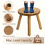 solid wood stool