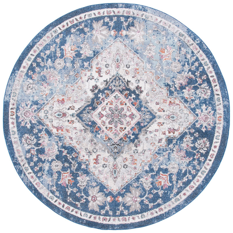 Phoenix Performance Oriental Rug, Round 6'7"