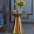 Modholic Anna Side Table, Gold - Gold-461428648