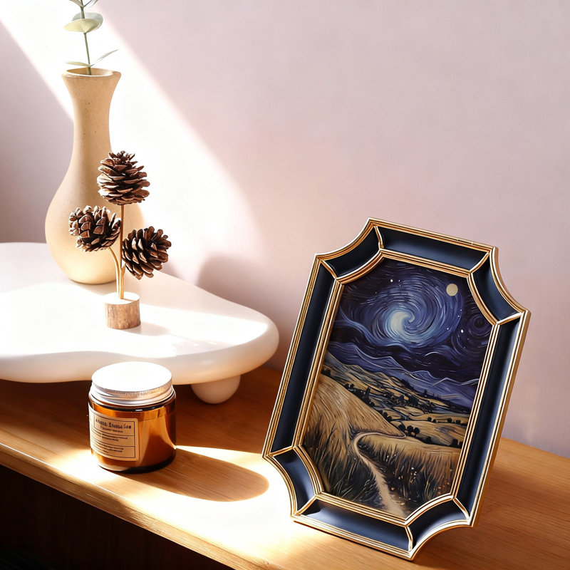 Cadre photo, paquet de 1 (bleu), Bleu