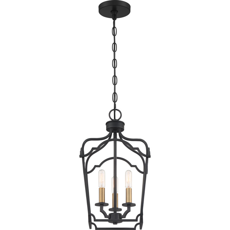 Luminaire suspendu géométrique 3 lumières lanterne Nagao