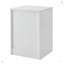 Table de chevet 3 tiroirs pour chambre à coucher, table de chevet moderne en bois et miroir, table de bout carrée en verre avec rangement pour chambre à coucher, canapé, blanc