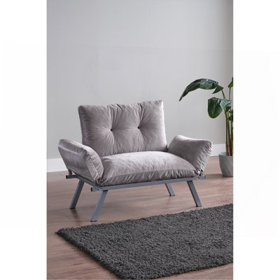 Causeuse futon en métal