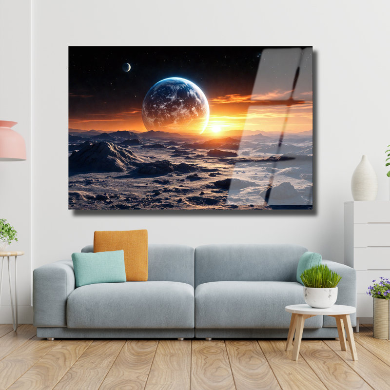 Espace en verre trempé, H 12 po x l 16 po