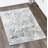 London Collection Gray/Ivory Abstract Area Rug, 2x3