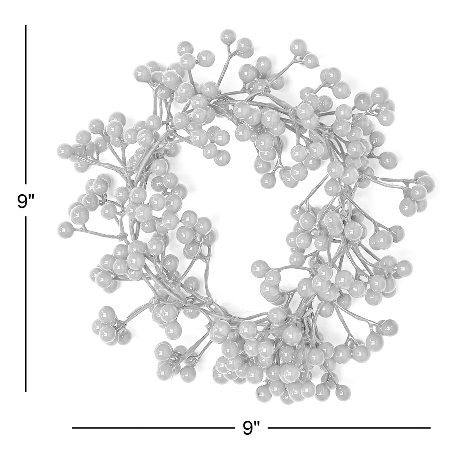 12" Berry Christmas Wreath, 9" H x 9" W x 3" D