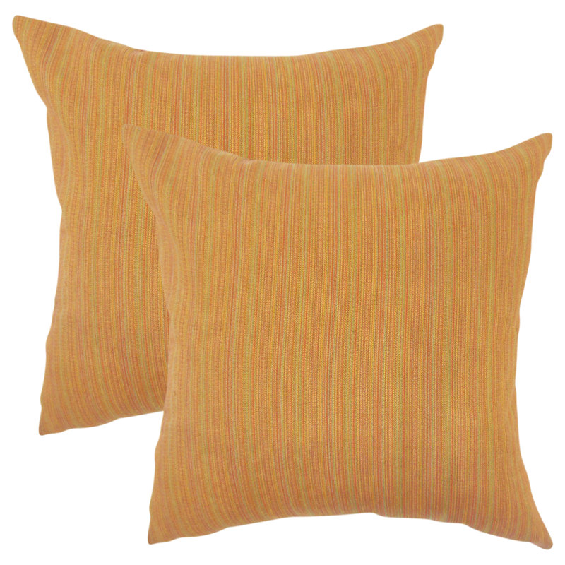  Striped Throw Pillow