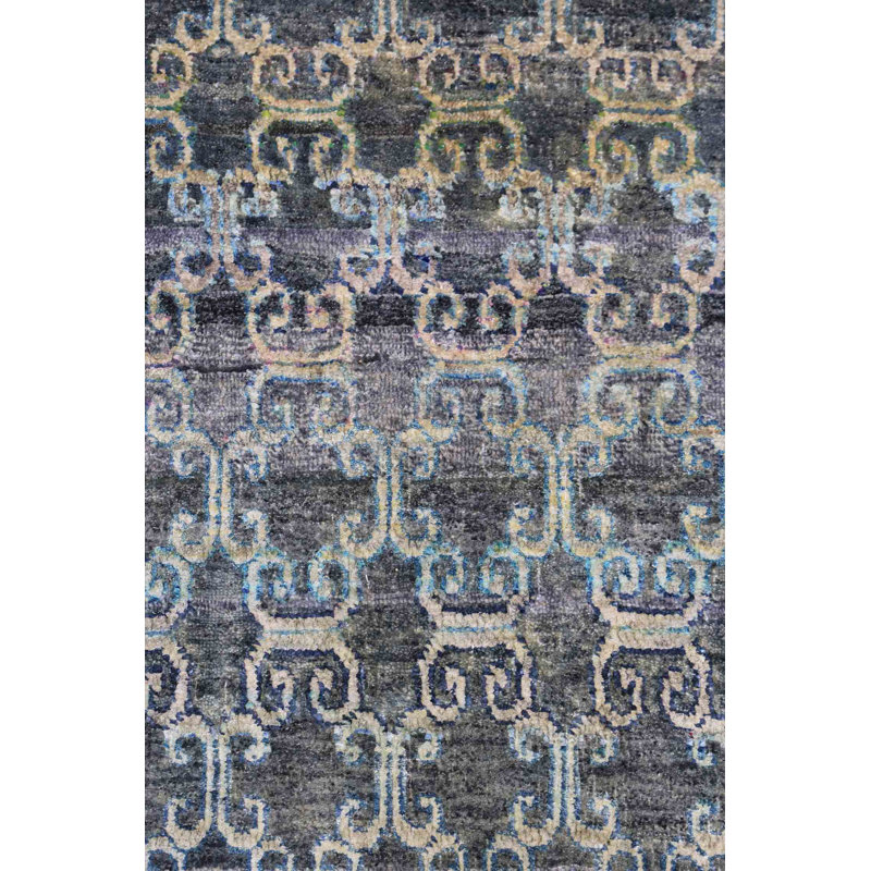 Silk Treasures One-of-a-Kind Runner 3'1" X 10'6" Area Rug