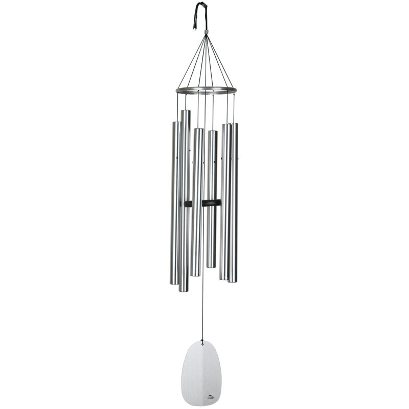 Carillon Bells of Paradise ™, H 23,75 po x l 3,25 po x P 9,25 po, Argenté / blanc