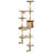vidaXL Cat Tree Particle board, plush, sisal rope-1635508384
