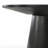 1-Piece Black Round 29" Width Coffee Table With Pedestal Base Ebony