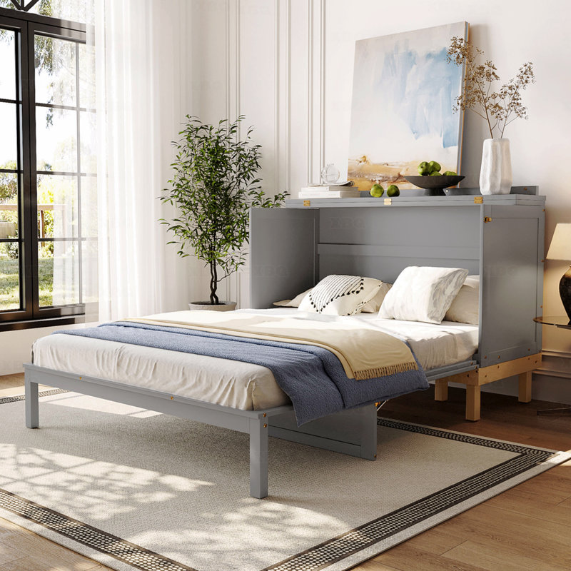 Grand lit escamotable, Gris