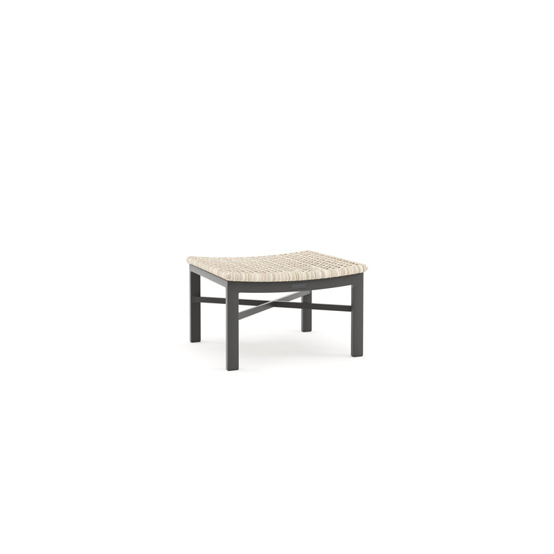 Repose-pieds d'extérieur avec coussin Jasper