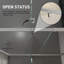 Porte de douche pivotante semi-sans cadre 44-48 X x H 71 With avec verre trempé 1/4 "(6 mm)-112577079