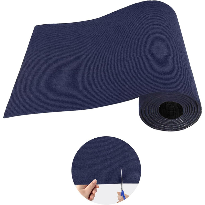 Trimmable Cat Scratching Post Carpet Covered 78.7”X15.8” Self-Adhesive Cat Tree Shelves Replacement Parts Mat Cat Scratcher For Cat Tree Shelves Steps Couch Furniture DIY Protector