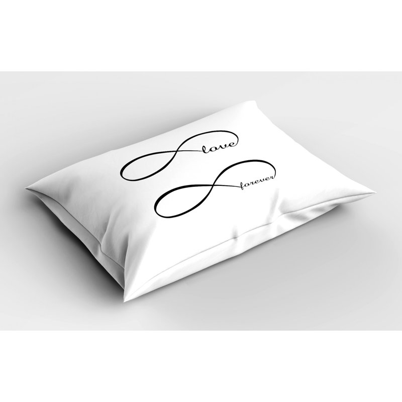 Love Polyester Sham Set, King