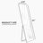 Aluminum Alloy Metal Frame Wall-Mounted Full-Length Mirror, Bathroom Vanity Mirror, Bedroom Porch, Decorative Mirror